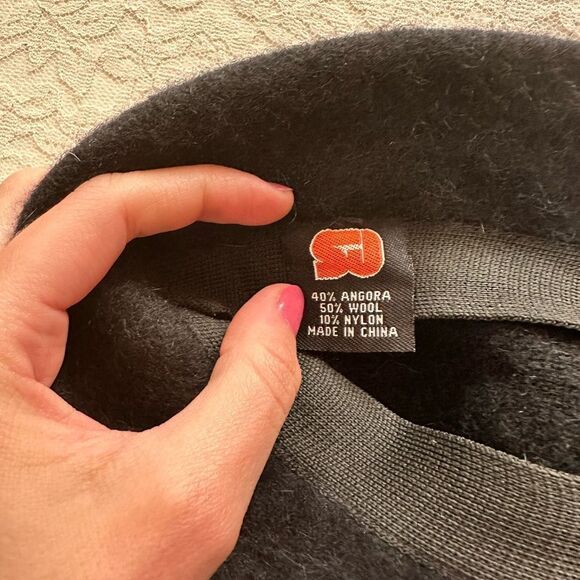 Angora/Wool Fuzzy Bucket Hat Bowler Hat - Picture 2 of 7